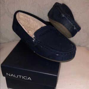 Navy Blue Nautica Moccasins